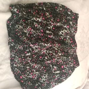 Shorts lady pink leopard print XL 14-16